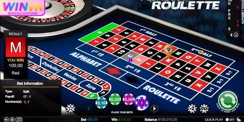 Chiến thuật giành thắng lợi trong Roulette WINVN