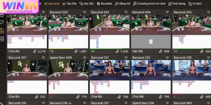 Sảnh SA Gaming WINVN Giải Trí Đẳng Cấp Tại Việt Nam 3 Cập nhật lựa chọn Sảnh SA Gaming WinVN